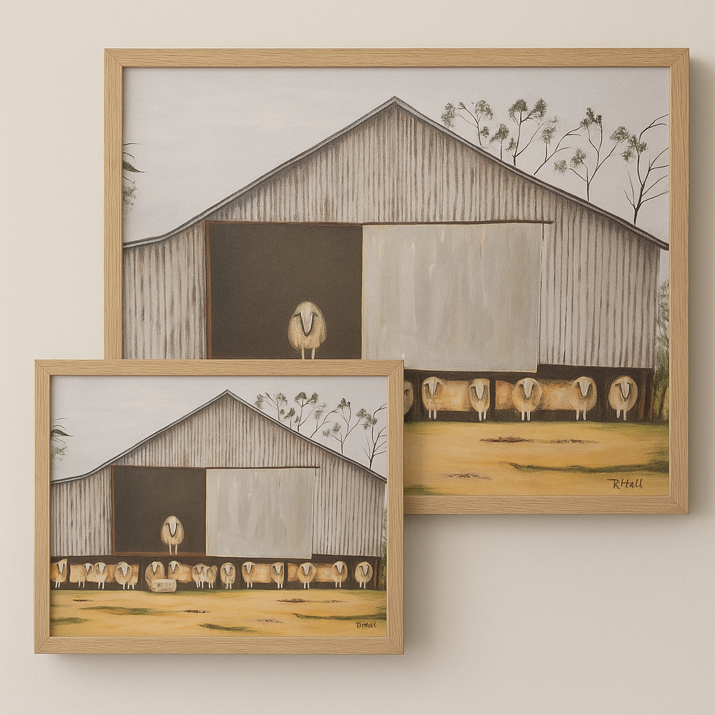Shearing Shed – Art Print