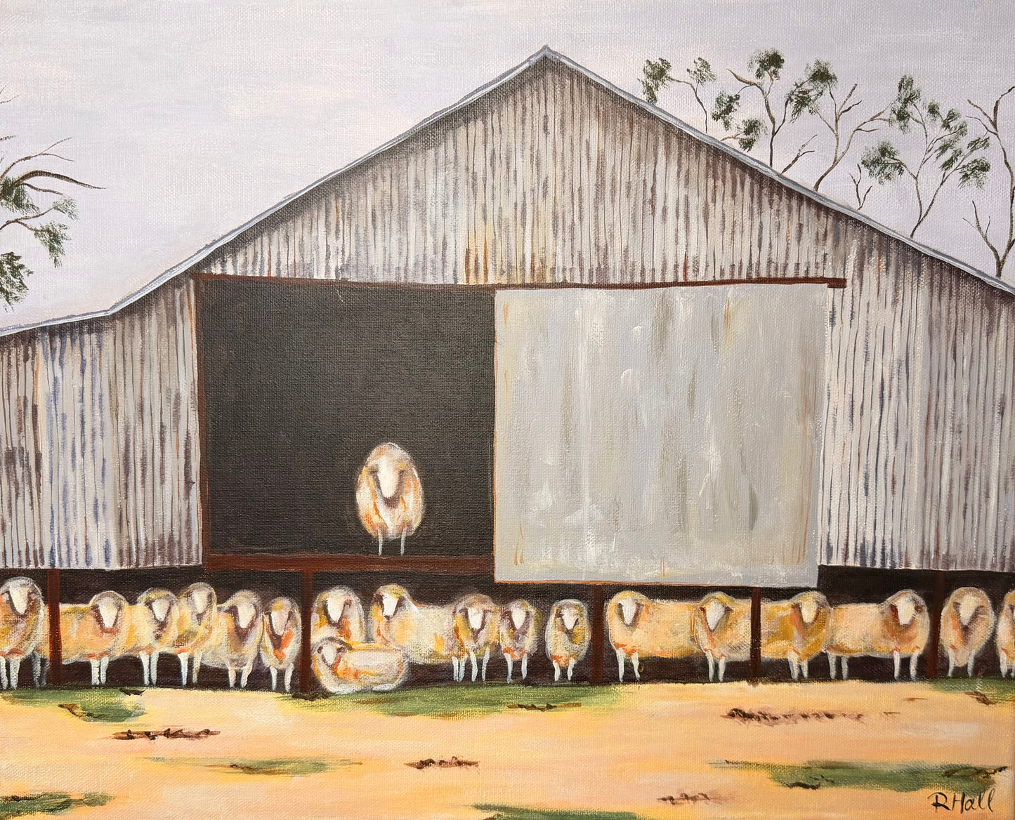 Shearing Shed – Art Print