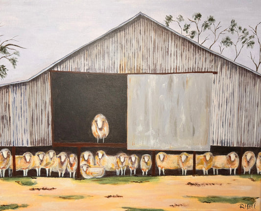 Shearing Shed – Art Print