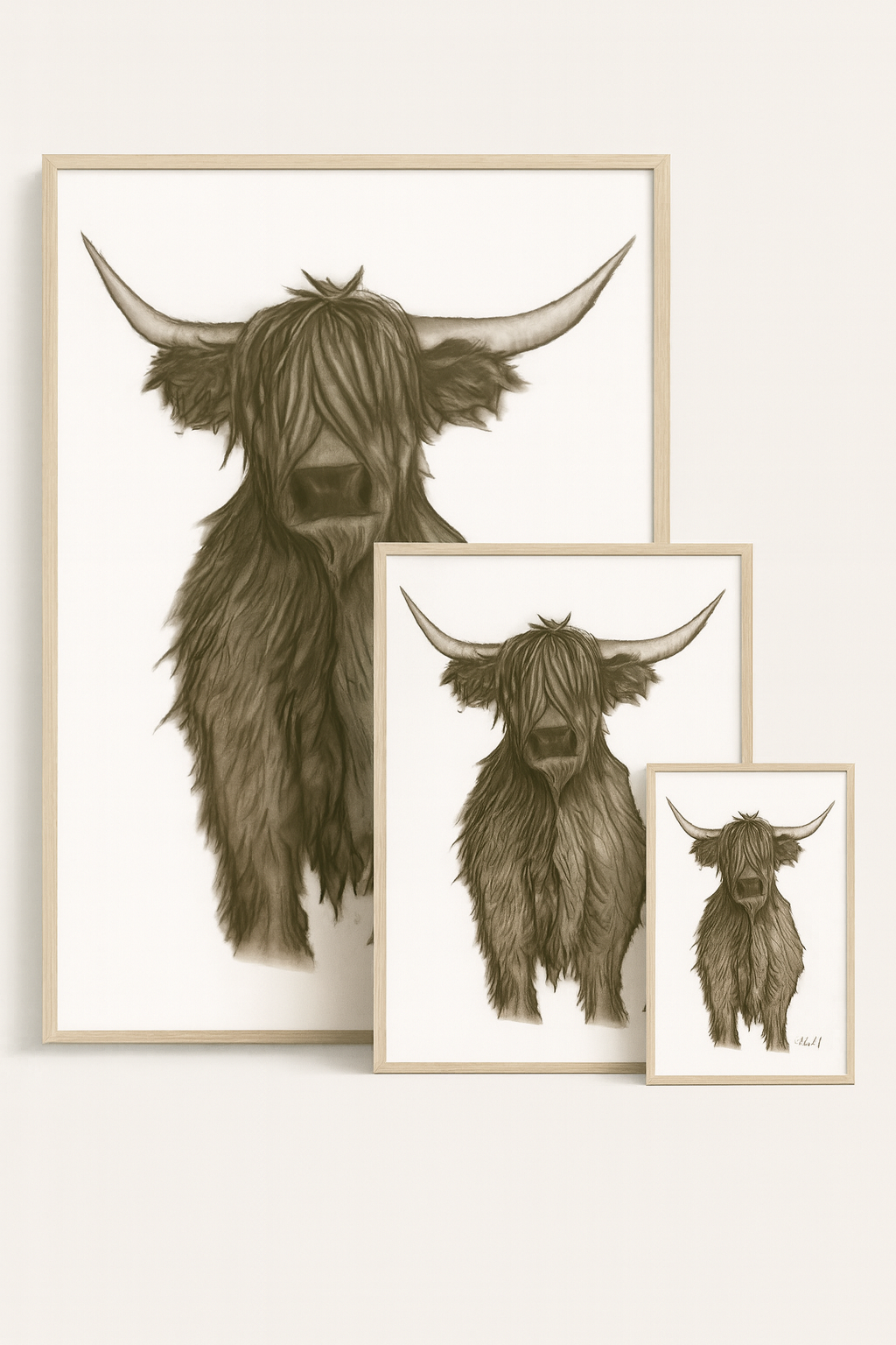 Highland Cow - Art Print