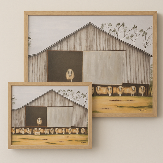 Shearing Shed – Art Print